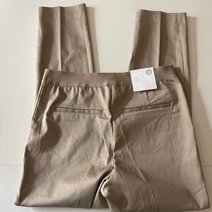 H&M Womens Pull On Slacks Elastic Waist Ankle Legth  Pants